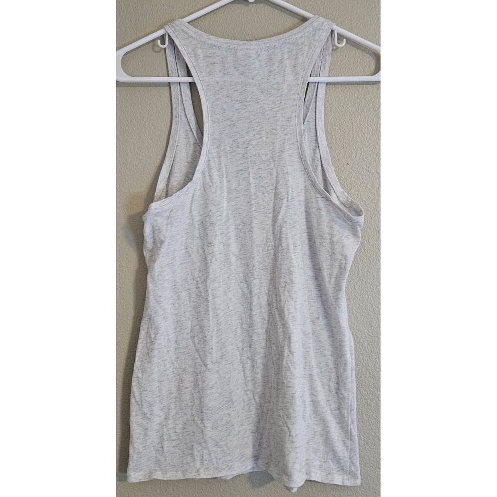 Women's MEDIUM Victoria's Secret PINK Sequin Racerback Tank - Picture 2 of 4